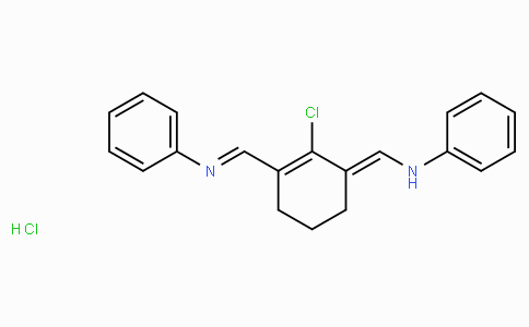 CAS No. 63857-00-1, N-((2-Chloro-3-((phenylimino)methyl)cyclohex-2-en-1-ylidene)methyl)aniline hydrochloride