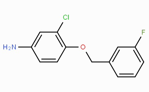 CAS No. 202197-26-0, 3-Chloro-4-((3-fluorobenzyl)oxy)aniline