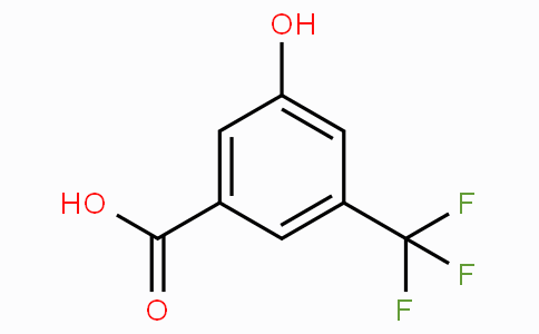 CAS No. 328-69-8, 3-Hydroxy-5-(trifluoromethyl)benzoic acid