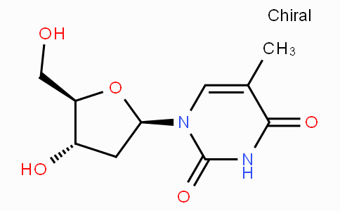 50-89-5 | 1-((2R,4S,5R)-4-Hydroxy-5-(hydroxymethyl)tetrahydrofuran-2-yl)-5-methylpyrimidine-2,4(1H,3H)-dione
