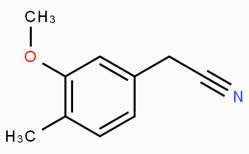 CAS No. 64829-31-8, 2-(3-Methoxy-4-methylphenyl)acetonitrile