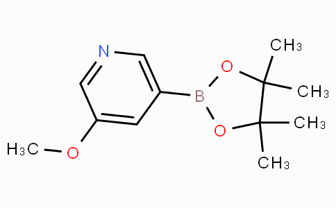 CAS No. 445264-60-8, 3-Methoxy-5-(4,4,5,5-tetramethyl-1,3,2-dioxaborolan-2-yl)pyridine