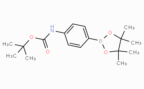 CAS No. 330793-01-6, tert-Butyl (4-(4,4,5,5-tetramethyl-1,3,2-dioxaborolan-2-yl)phenyl)carbamate