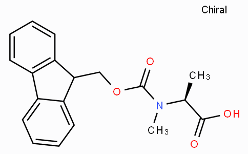 CAS No. 84000-07-7, (S)-2-((((9H-Fluoren-9-yl)methoxy)carbonyl)(methyl)amino)propanoic acid