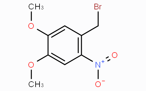 CAS No. 53413-67-5, 1-(Bromomethyl)-4,5-dimethoxy-2-nitrobenzene