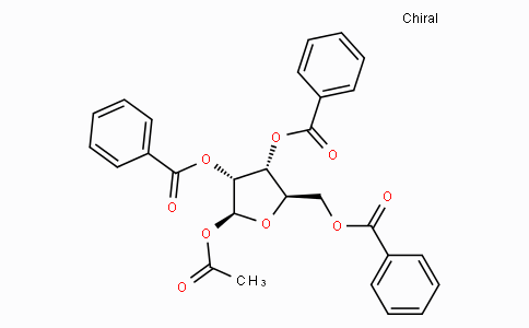 CAS No. 6974-32-9, (2S,3R,4R,5R)-2-Acetoxy-5-((benzoyloxy)methyl)tetrahydrofuran-3,4-diyl dibenzoate