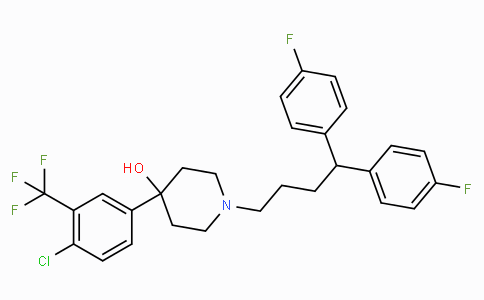 26864-56-2 | 1-(4,4-Bis(4-fluorophenyl)butyl)-4-(4-chloro-3-(trifluoromethyl)phenyl)piperidin-4-ol