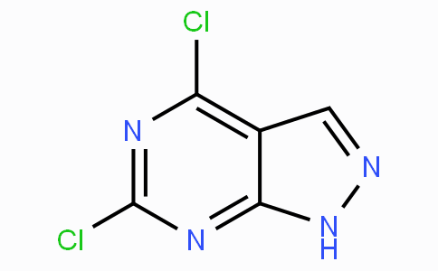 CAS No. 42754-96-1, 4,6-Dichloro-1H-pyrazolo[3,4-d]pyrimidine