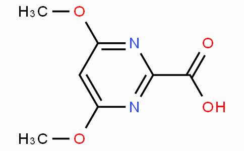 CAS No. 128276-50-6, 4,6-Dimethoxypyrimidine-2-carboxylic acid