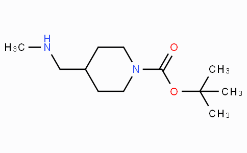 CAS No. 138022-02-3, tert-Butyl 4-((methylamino)methyl)piperidine-1-carboxylate