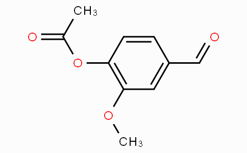 CAS No. 881-68-5, 4-Formyl-2-methoxyphenyl acetate