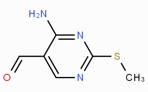 CAS No. 770-31-0, 4-Amino-2-(methylthio)pyrimidine-5-carbaldehyde