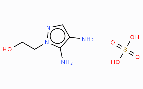 CAS No. 155601-30-2, 4,5-Diamino-1-(2-hydroxyethyl)pyrazolesulphate