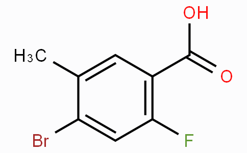 CAS No. 415965-24-1, 4-Bromo-2-fluoro-5-methylbenzoic acid