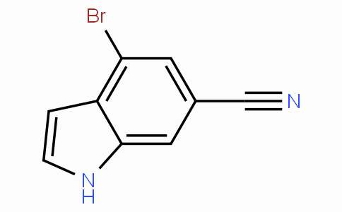 CAS No. 374633-29-1, 4-Bromo-1H-indole-6-carbonitrile
