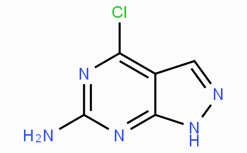 CAS No. 100644-65-3, 4-Chloro-1H-pyrazolo[3,4-d]pyrimidin-6-amine