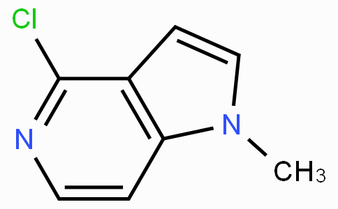 CAS No. 27382-01-0, 4-Chloro-1-methyl-1H-pyrrolo[3,2-c]pyridine
