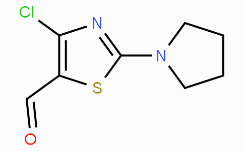 CAS No. 175543-06-3, 4-Chloro-2-(pyrrolidin-1-yl)thiazole-5-carbaldehyde
