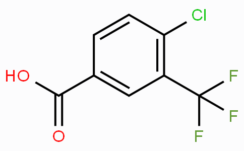 CAS No. 1737-36-6, 4-Chloro-3-(trifluoromethyl)benzoic acid