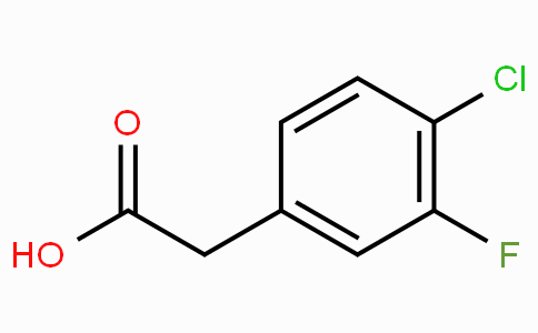 CAS No. 883500-51-4, 2-(4-chloro-3-fluorophenyl)acetic acid