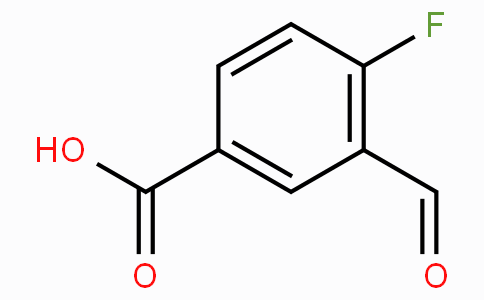 CAS No. 845885-90-7, 4-Fluoro-3-formylbenzoic acid