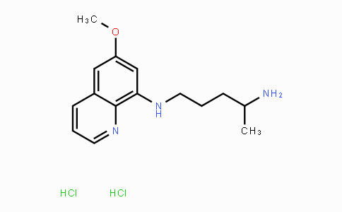 CAS No. 51050-49-8, N1-(6-Methoxy-quinolin-8-yl)-pentane-1,4-diamine dihydrochloride