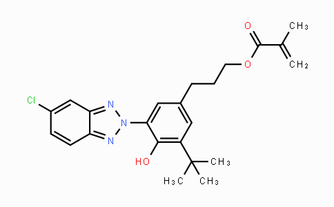CAS No. 96478-15-8, 2-Methylacrylic acid 3-[3-tert-butyl-5-(5-chlorobenzotriazol-2-yl)-4-hydroxyphenyl]-propyl ester