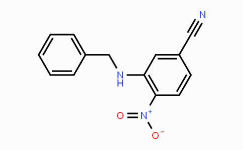 CAS No. 1147979-42-7, 3-(Benzylamino)-4-nitrobenzenecarbonitrile