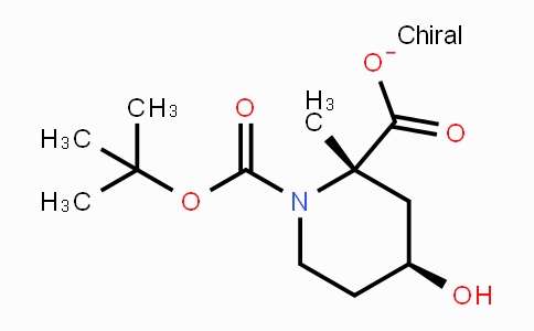CAS No. 254882-14-9, (2S,4S)-1-tert-Butyl 2-methyl-4-hydroxypiperidine-1,2-dicarboxylate