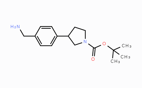 CAS No. 885270-22-4, tert-Butyl 3-(4-(aminomethyl)phenyl)pyrrolidine-1-carboxylate