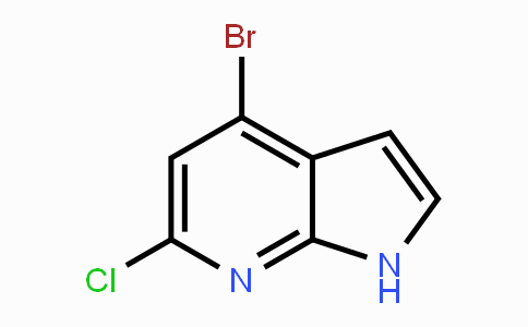 CAS No. 942920-50-5, 4-Bromo-6-chloro-1H-pyrrolo[2,3-b]pyridine