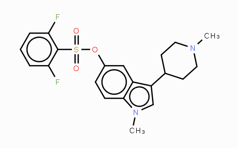CAS No. 445441-26-9, 1-Methyl-3-(1-methylpiperidin-4-yl)-1H-indol-5-yl2,6-difluorobenzenesulfonate