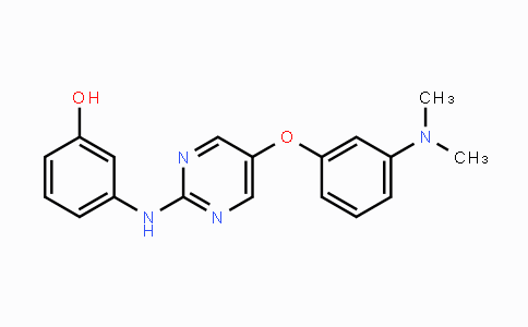 CAS No. 956128-01-1, 3-(5-(3-(Dimethylamino)phenoxy)pyrimidin-2-ylamino)phenol