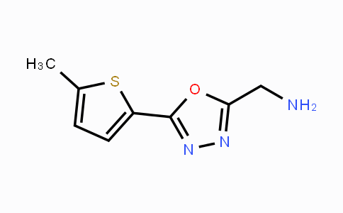 CAS No. 1223748-45-5, (5-(5-Methylthiophen-2-yl)-1,3,4-oxadiazol-2-yl)-methanamine