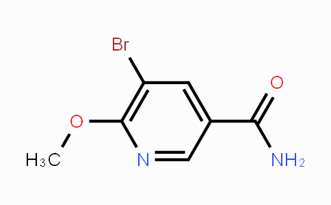 CAS No. 1261079-59-7, 5-Bromo-6-methoxypyridine-3-carboxamide