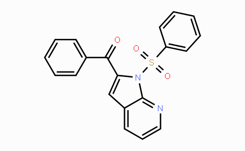 CAS No. 1198283-74-7, Phenyl(1-(phenylsulfonyl)-1H-pyrrolo[2,3-b]pyridin-2-yl)methanon