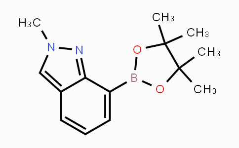 CAS No. 845751-67-9, 2-Methylindazole-7-boronic acid pinacol ester