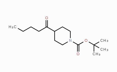 CAS No. 1198286-46-2, tert-Butyl 4-pentanoylpiperidine-1-carboxylate