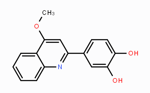 CAS No. 1313738-83-8, 4-(4-Methoxyquinolin-2-yl)benzene-1,2-diol