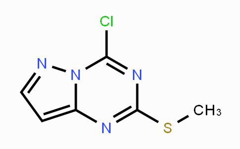 CAS No. 54346-19-9, 4-Chloro-2-(methylthio)pyrazolo[1,5-a][1,3,5]triazine