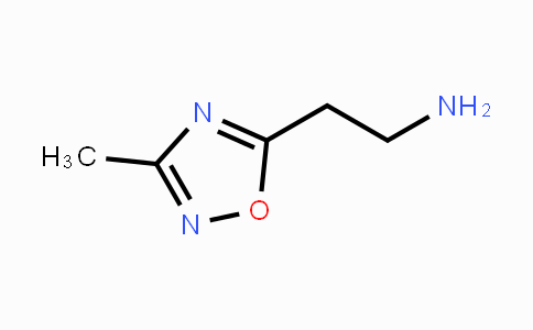 CAS No. 147216-21-5, 2-(3-Methyl-1,2,4-oxadiazol-5-yl)ethan-1-amine