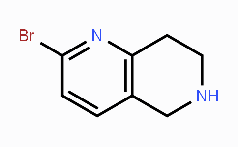 CAS No. 944709-52-8, 2-Bromo-5,6,7,8-tetrahydro-1,6-naphthyridine
