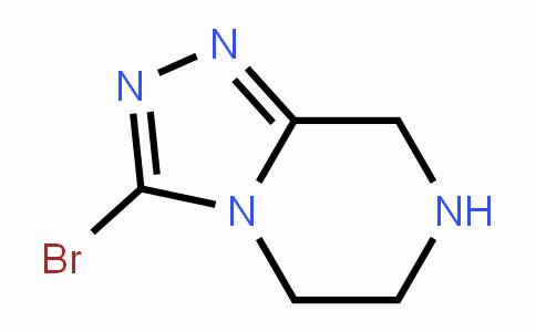 CAS No. 903130-08-5, 3-Bromo-5,6,7,8-tetrahydro-[1,2,4]triazolo[4,3-a]pyrazine