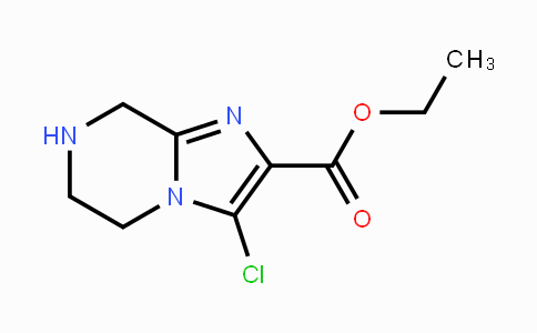 CAS No. 903130-23-4, Ethyl 3-chloro-5,6,7,8-tetrahydroimidazo[1,2-a]pyrazine-2-carboxylate
