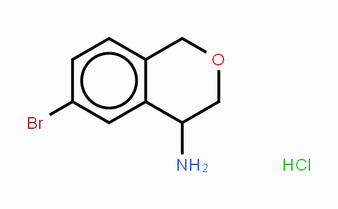 CAS No. 676134-73-9, 6-Bromo-3,4-dihydro-1H-isochromen-4-aminehydrochloride