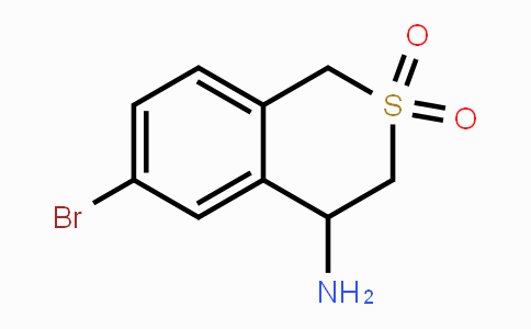 CAS No. 916420-32-1, 6-bromo-2,2-dioxo-3,4-dihydro-1H-isothiochromen-4-amine