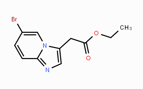 CAS No. 603311-76-8, Ethyl 2-(6-bromoimidazo[1,2-a]pyridin-3-yl)acetate
