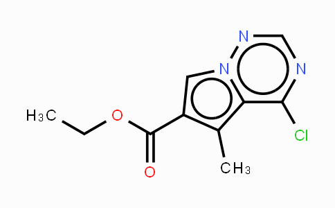 CAS No. 427878-41-9, Ethyl 4-chloro-5-methylpyrrolo[1,2-f][1,2,4]triazine-6-carboxylate