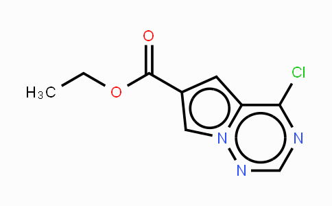 CAS No. 903129-94-2, Ethyl 4-chloropyrrolo[1,2-f][1,2,4]triazine-6-carboxylate