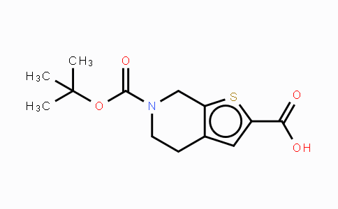 CAS No. 165947-51-3, 6-(tert-Butoxycarbonyl-)-4,5,6,7-tetrahydrothieno[2,3-c]pyridine-2-carboxylic acid